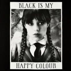 Wednesday - Black Is My Happy Colour T-Shirt schwarz