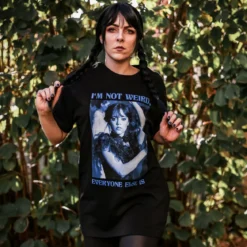 Wednesday - Dance Oversize T-Shirt schwarz