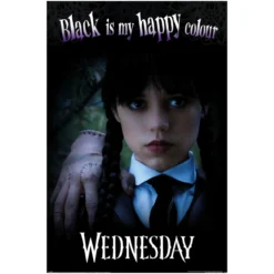 Wednesday - Happy Colour Maxi Poster