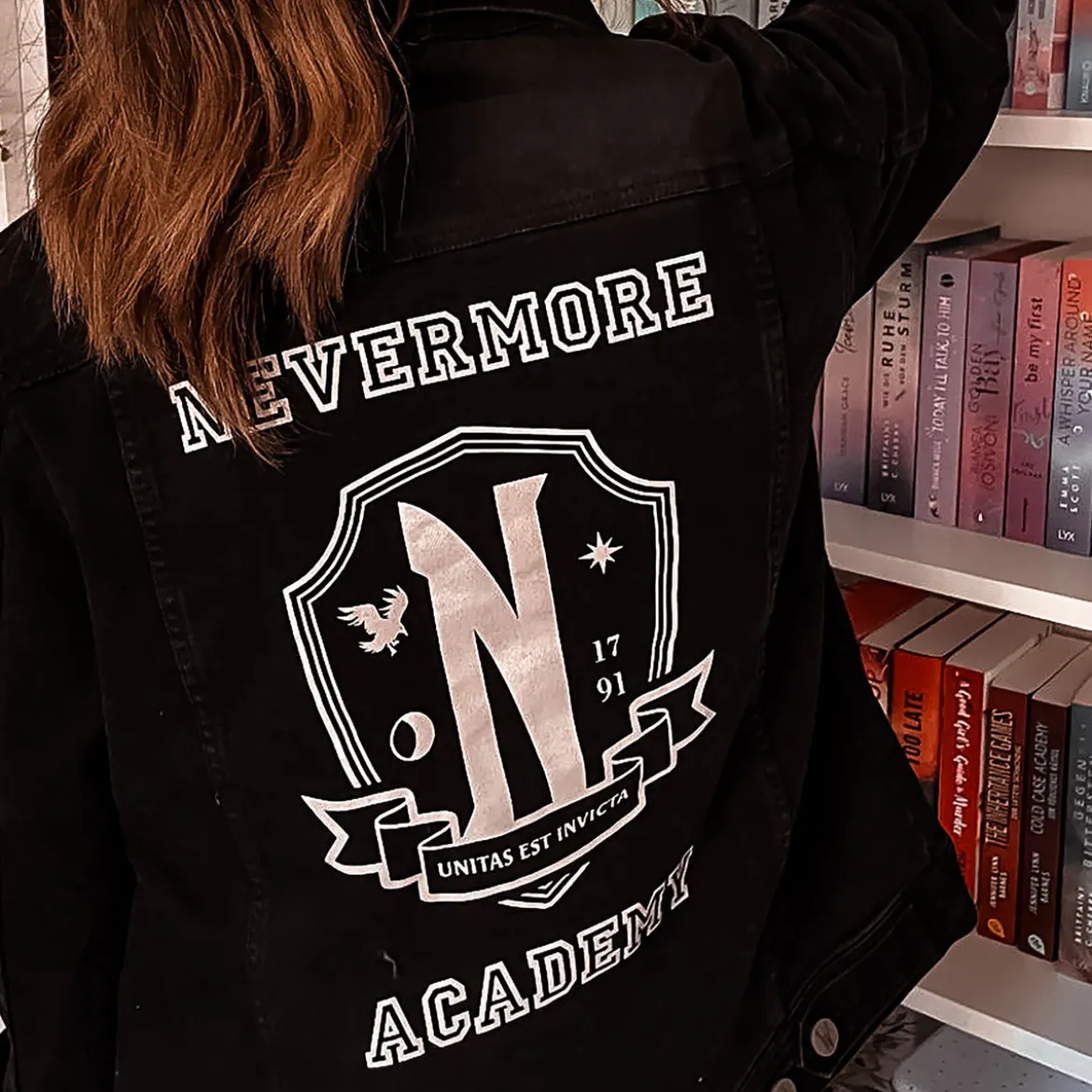 Wednesday - Nevermore Academy Jeansjacke schwarz