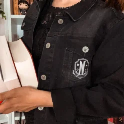 Wednesday - Nevermore Academy Jeansjacke schwarz