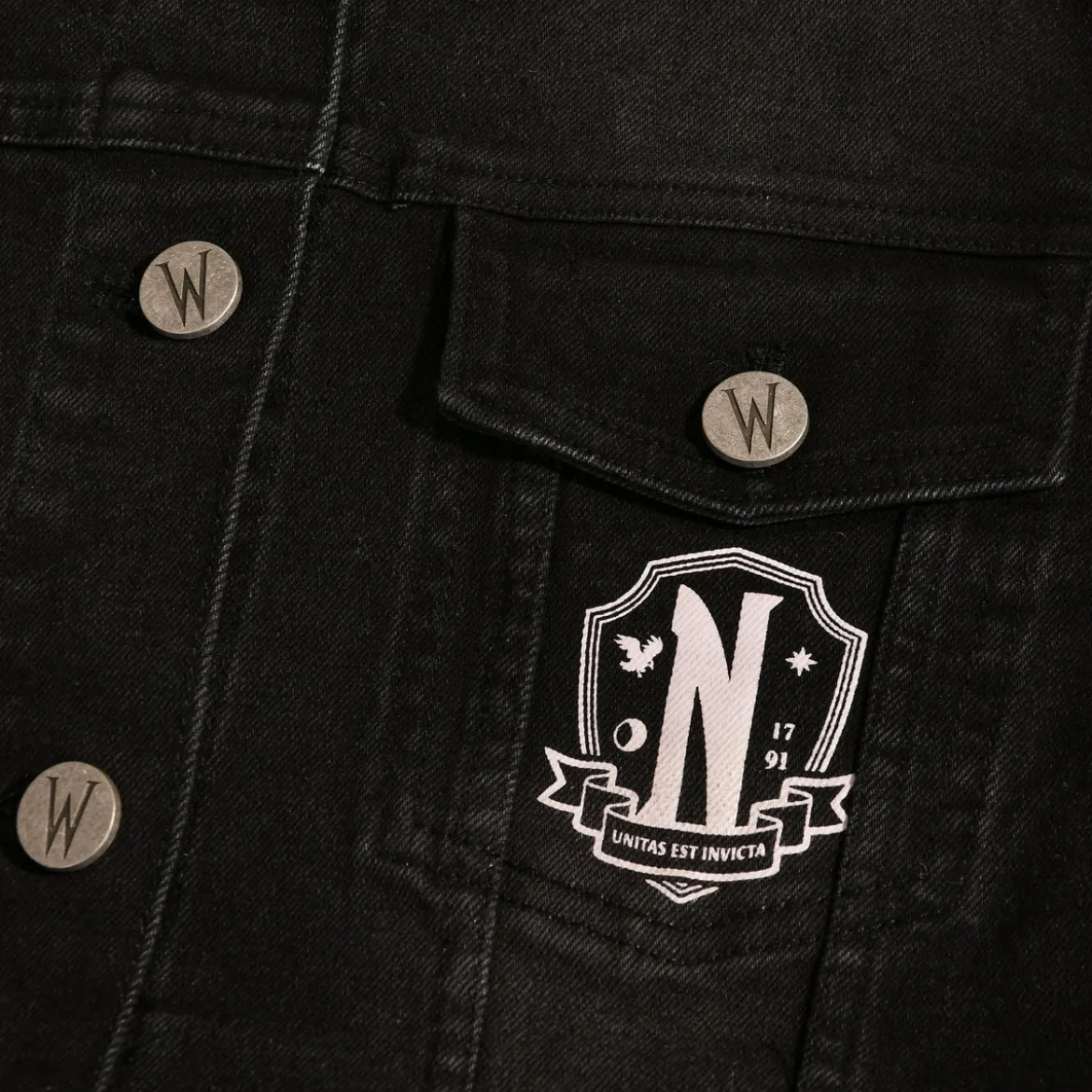Wednesday - Nevermore Academy Jeansjacke schwarz