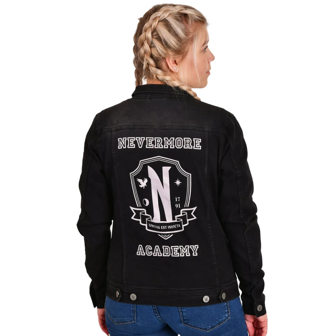 Wednesday - Nevermore Academy Jeansjacke schwarz