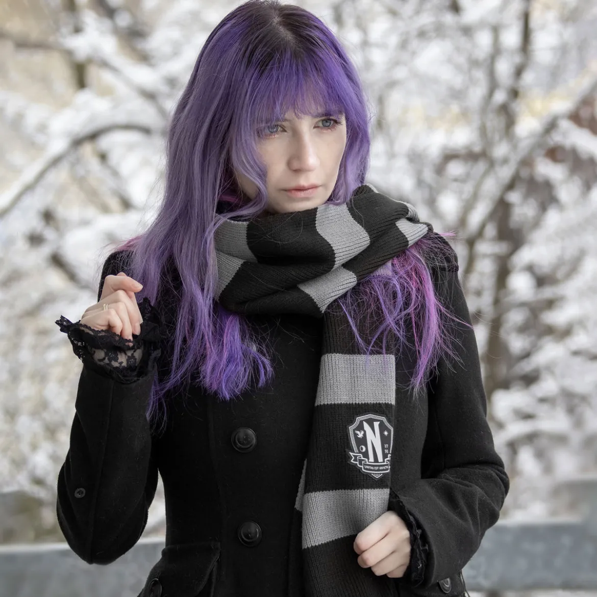 Wednesday - Nevermore Academy Schal