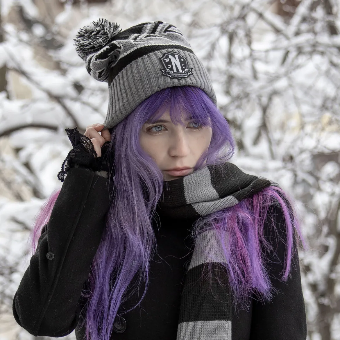 Wednesday - Nevermore Academy Beanie