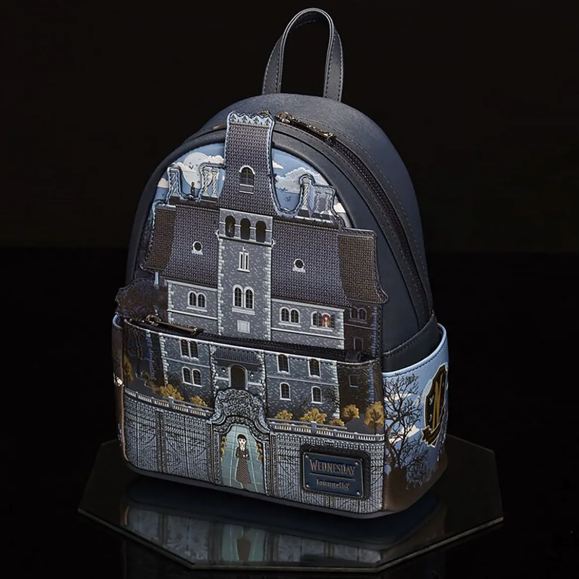 Wednesday - Nevermore Academy Glow in the Dark Mini Rucksack