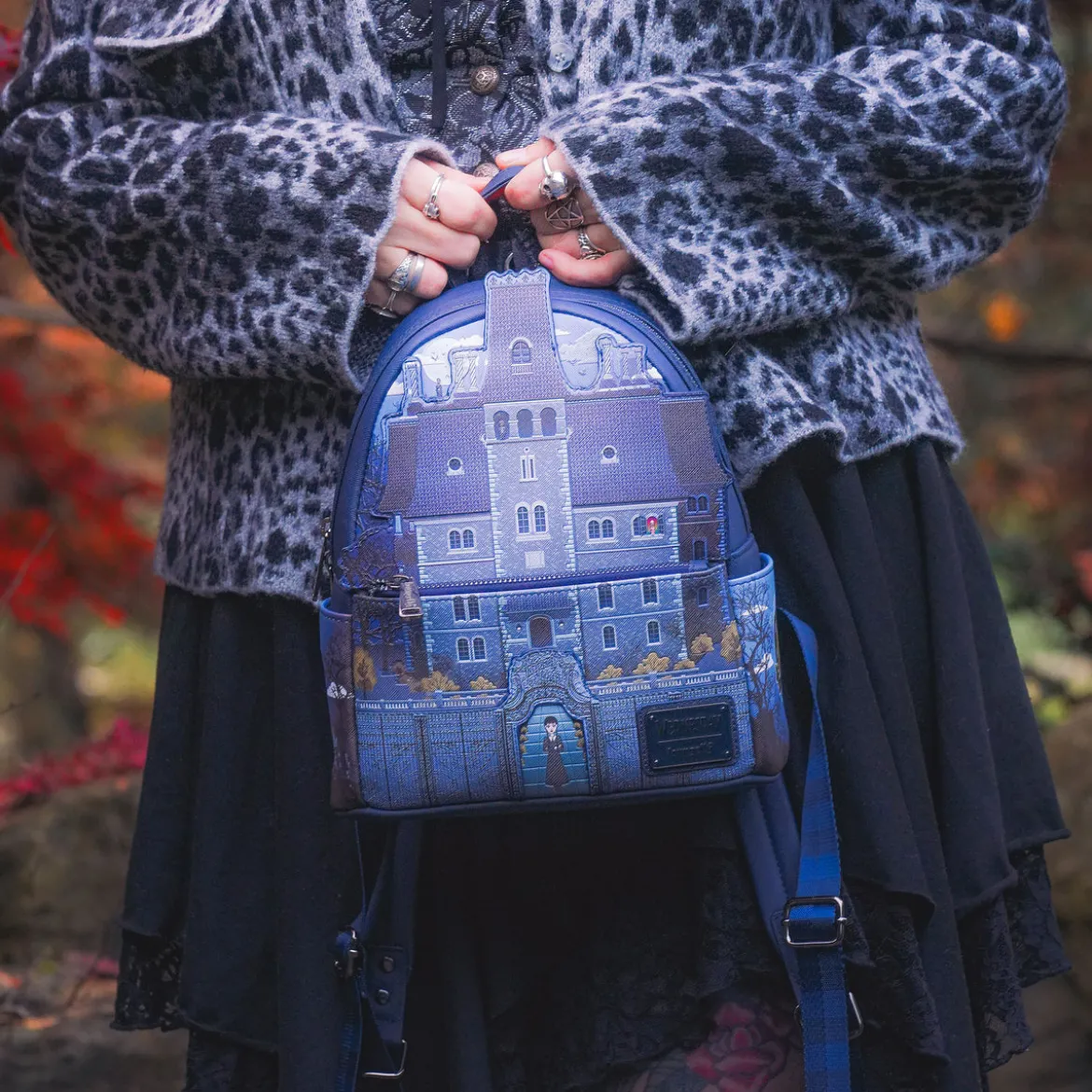 Wednesday - Nevermore Academy Glow in the Dark Mini Rucksack