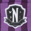 Wednesday - Nevermore Logo Mütze mit Bommel
