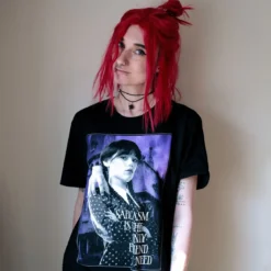 Wednesday - Sarcasm T-Shirt schwarz