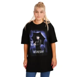 Wednesday - Teaser Poster Oversize T-Shirt schwarz