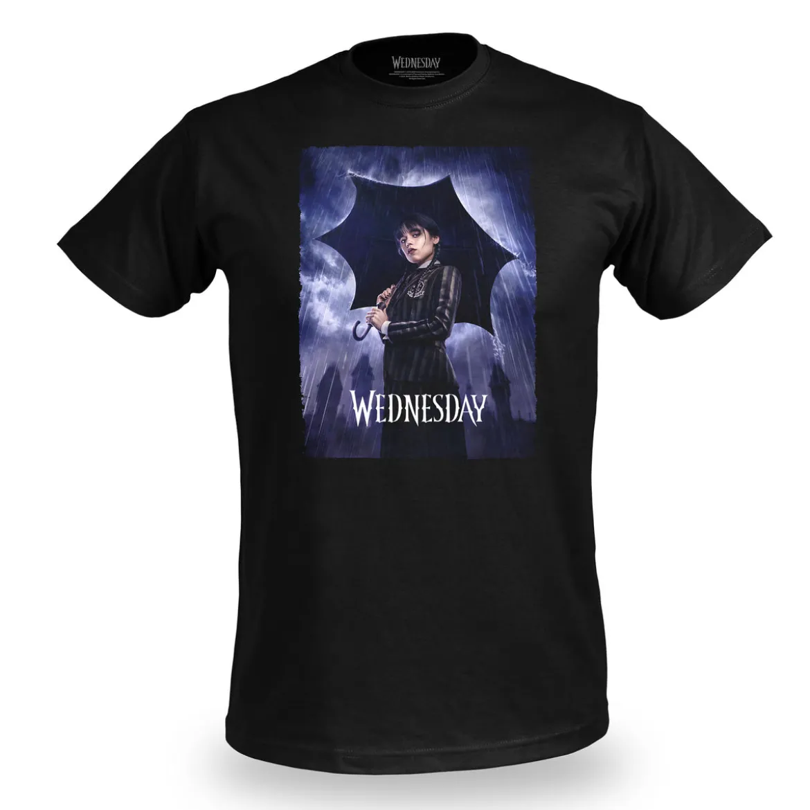 Wednesday - Teaser Poster T-Shirt schwarz