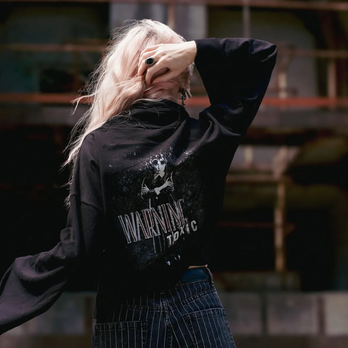 Wednesday - Toxic Crop Sweater