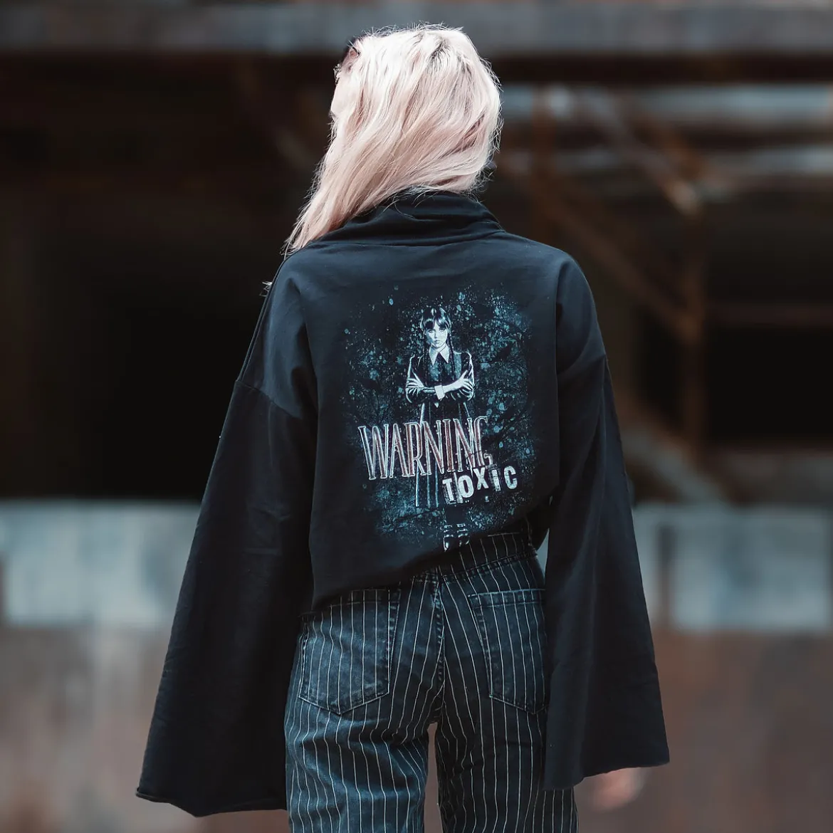 Wednesday - Toxic Crop Sweater