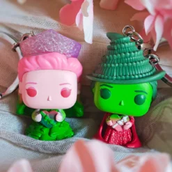 Wicked - Glinda und Elphaba (Ombre) Funko Pop Schlüsselanhänger 2er Set