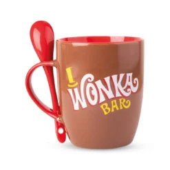 Willy Wonka Tasse mit Löffel - Charlie und die Schokoladenfabrik
