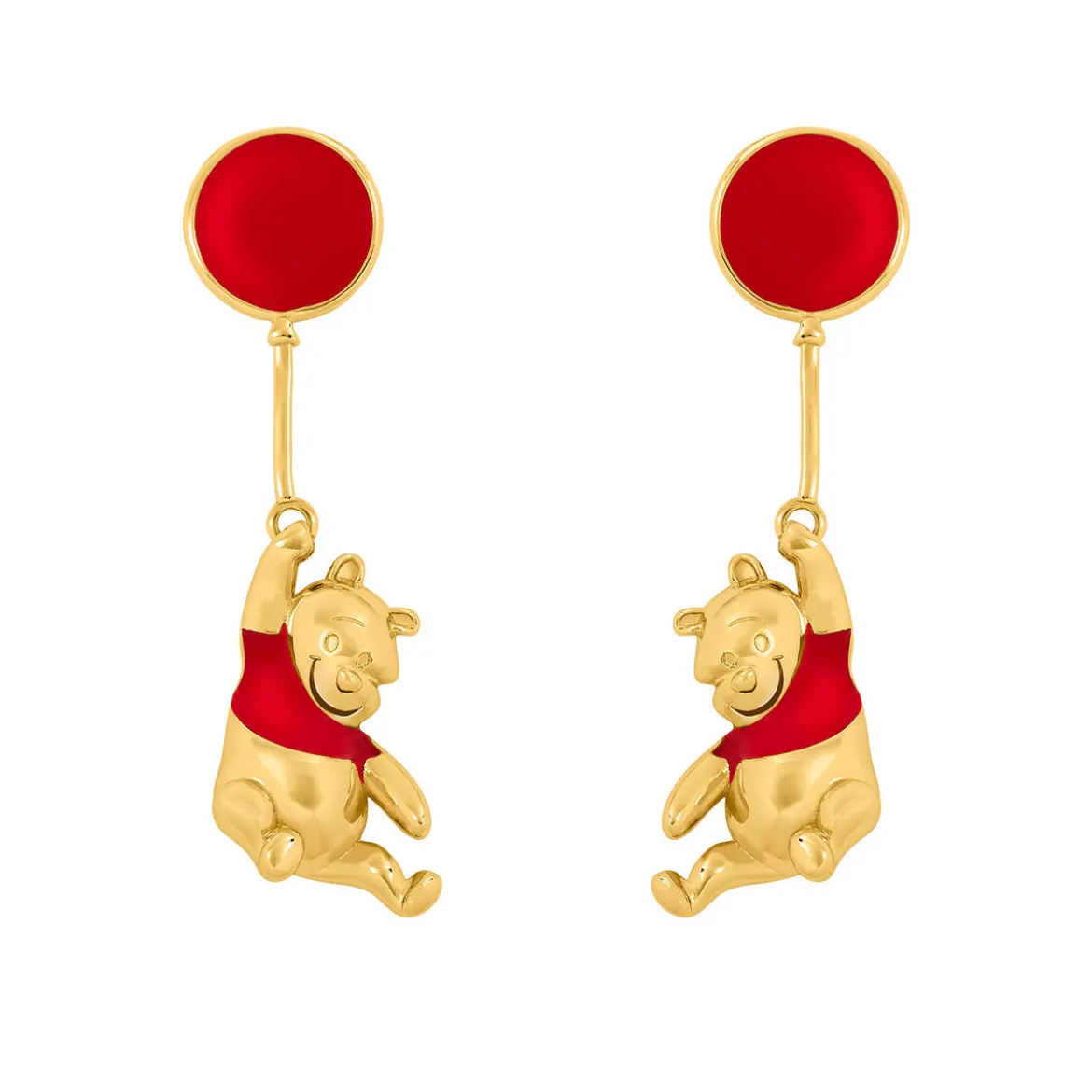 Winnie Puuh - Ballon Ohrstecker