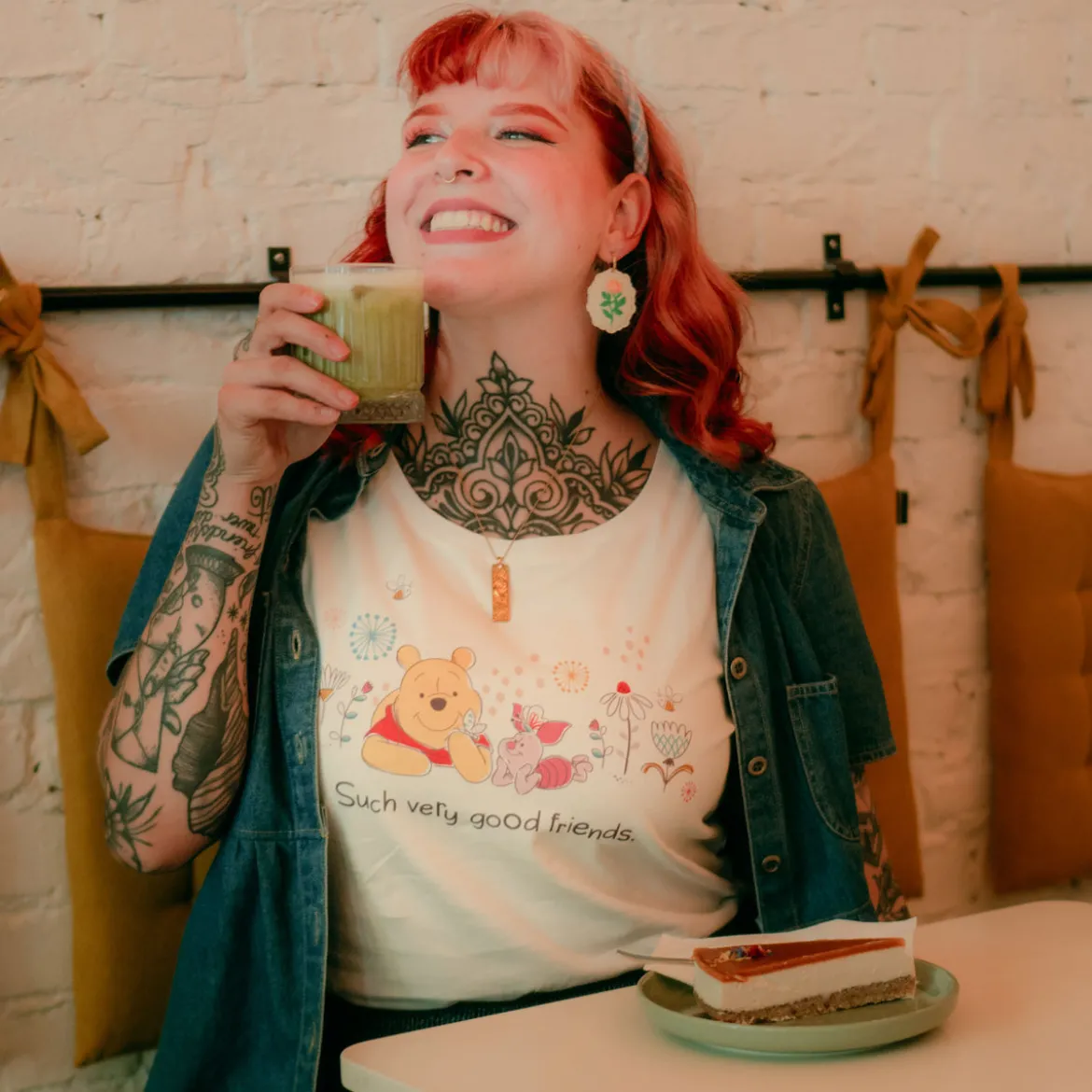 Winnie Puuh - Good Friends T-Shirt Damen weiß