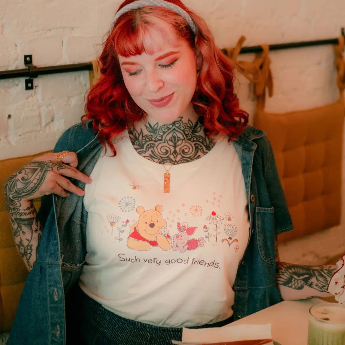 Winnie Puuh - Good Friends T-Shirt Damen weiß