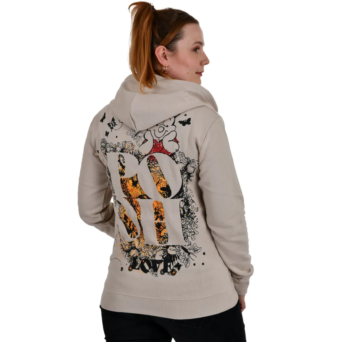 Winnie Puuh - Pooh Love Hoodie beige