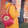 Winnie Puuh - Puffer Jacket Cosplay Mini Rucksack rot