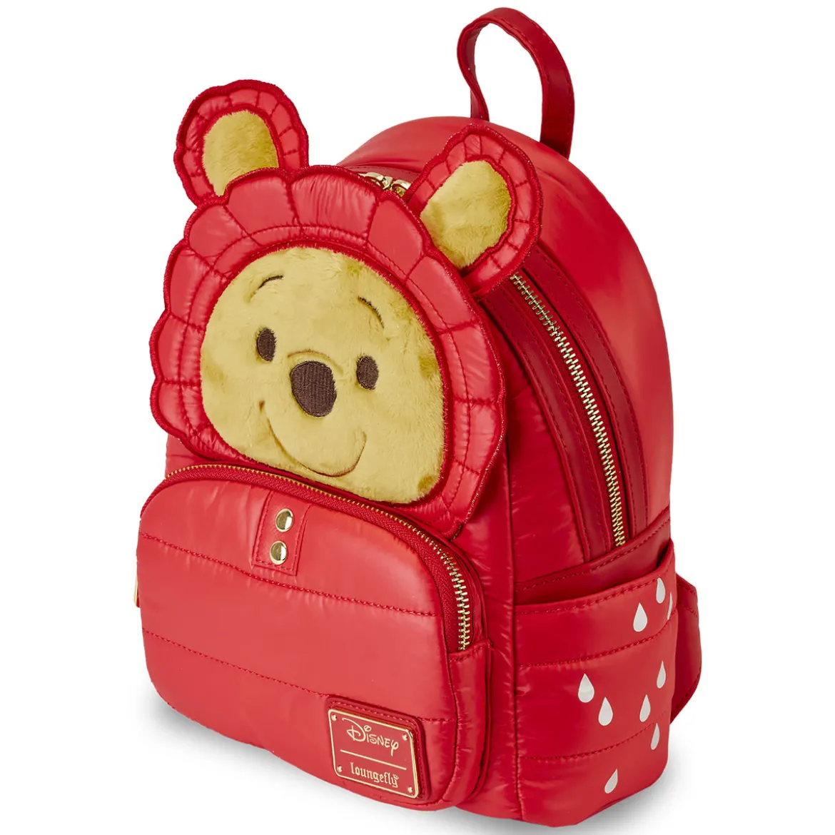 Winnie Puuh - Puffer Jacket Cosplay Mini Rucksack rot