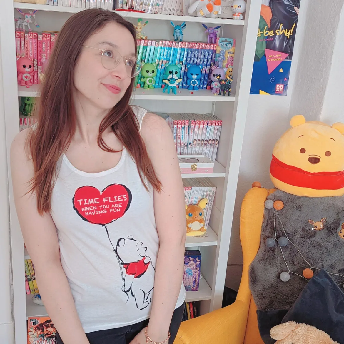 Winnie Puuh - Time Flies Tank Top Damen weiß