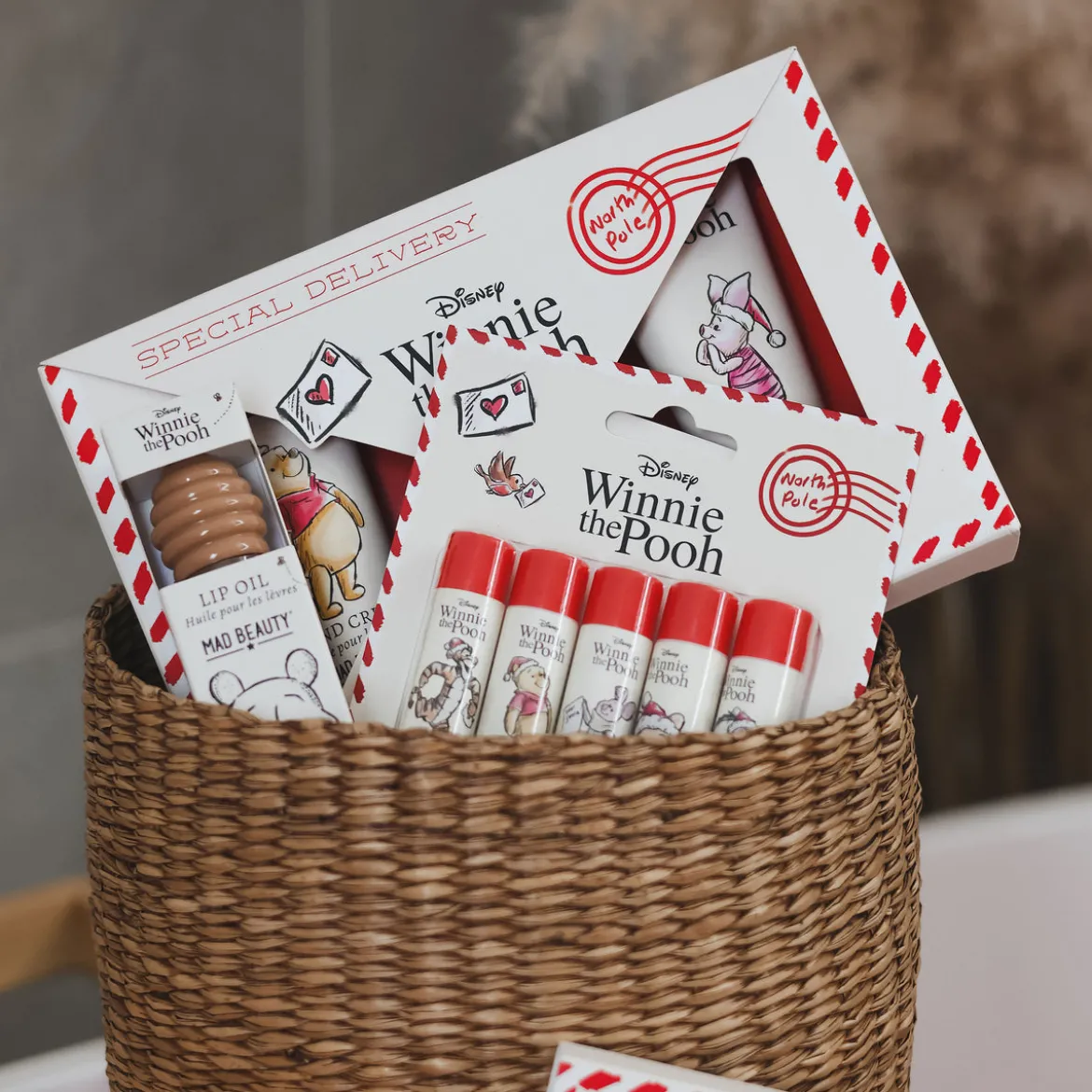 Winnie Puuh - X-mas Lippenbalsam 5er Set