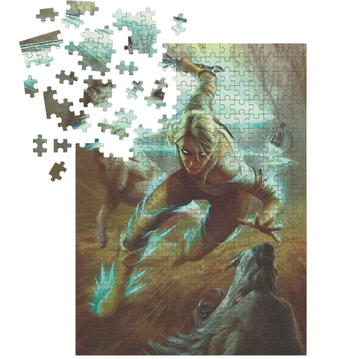 Witcher - Ciri vs. The Wolves Puzzle