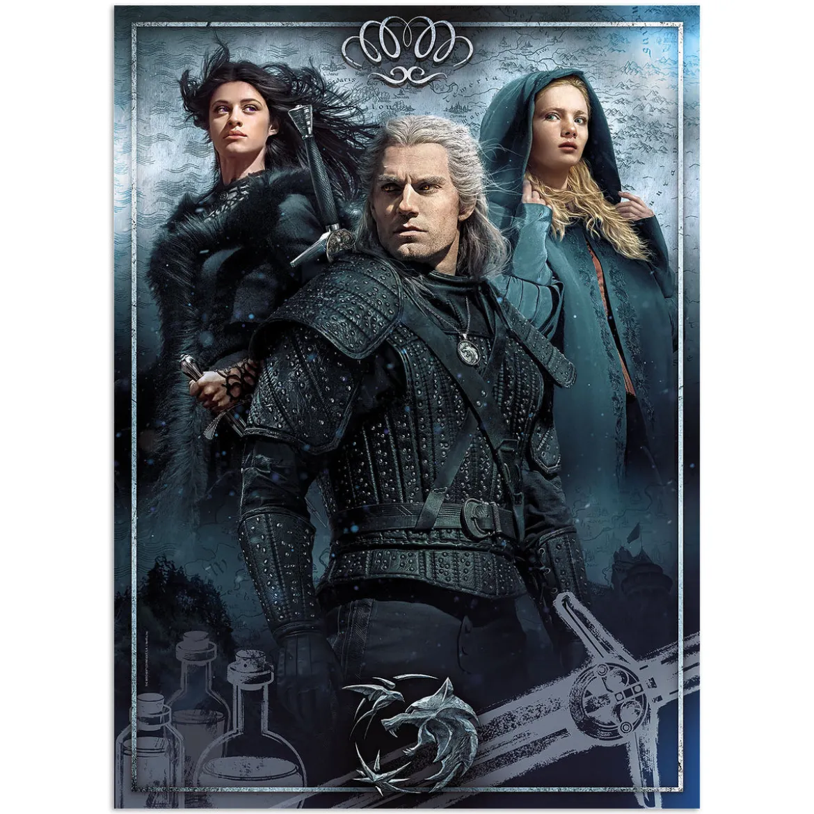 Witcher - Ciri, Yennefer & Geralt Puzzle 1000 Teile