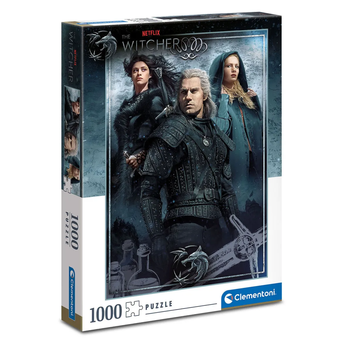 Witcher - Ciri, Yennefer & Geralt Puzzle 1000 Teile