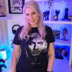 Witcher - Geralt Portrait T-Shirt schwarz