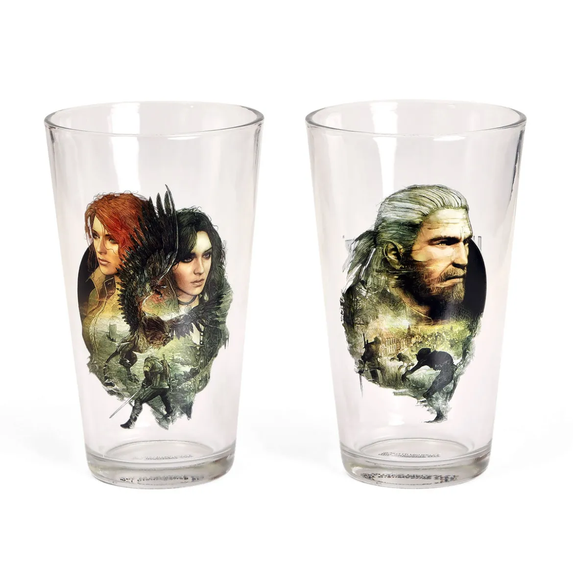 Witcher - Geralt, Triss & Yennefer Gläserset