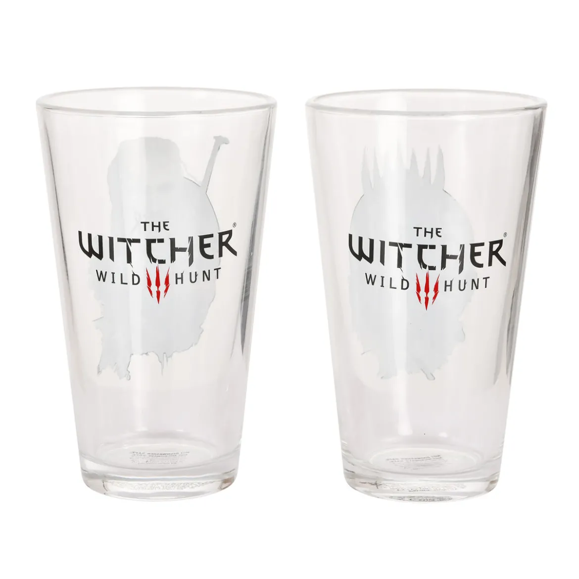 Witcher 3 - Geralt und Eredin Gläser 2er Set