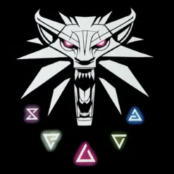 Witcher - Hexer Zeichen T-Shirt schwarz