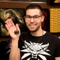 Witcher - Wild Hunt Medaillon mit LED Augen