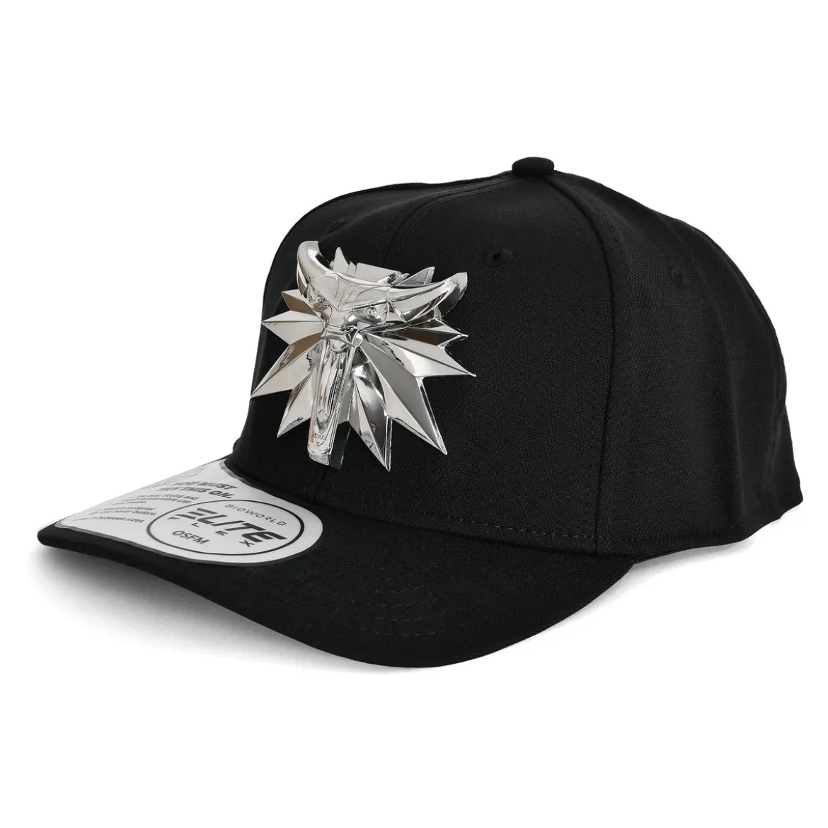Witcher - Wolf Medaillon Basecap schwarz