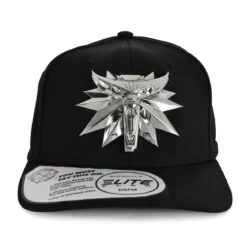 Witcher - Wolf Medaillon Basecap schwarz