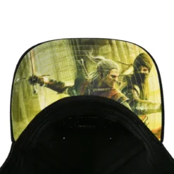 Witcher - Wolf Medaillon Basecap schwarz