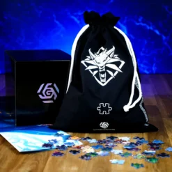Witcher - Yennefer Puzzle mit Logo Stoffbeutel