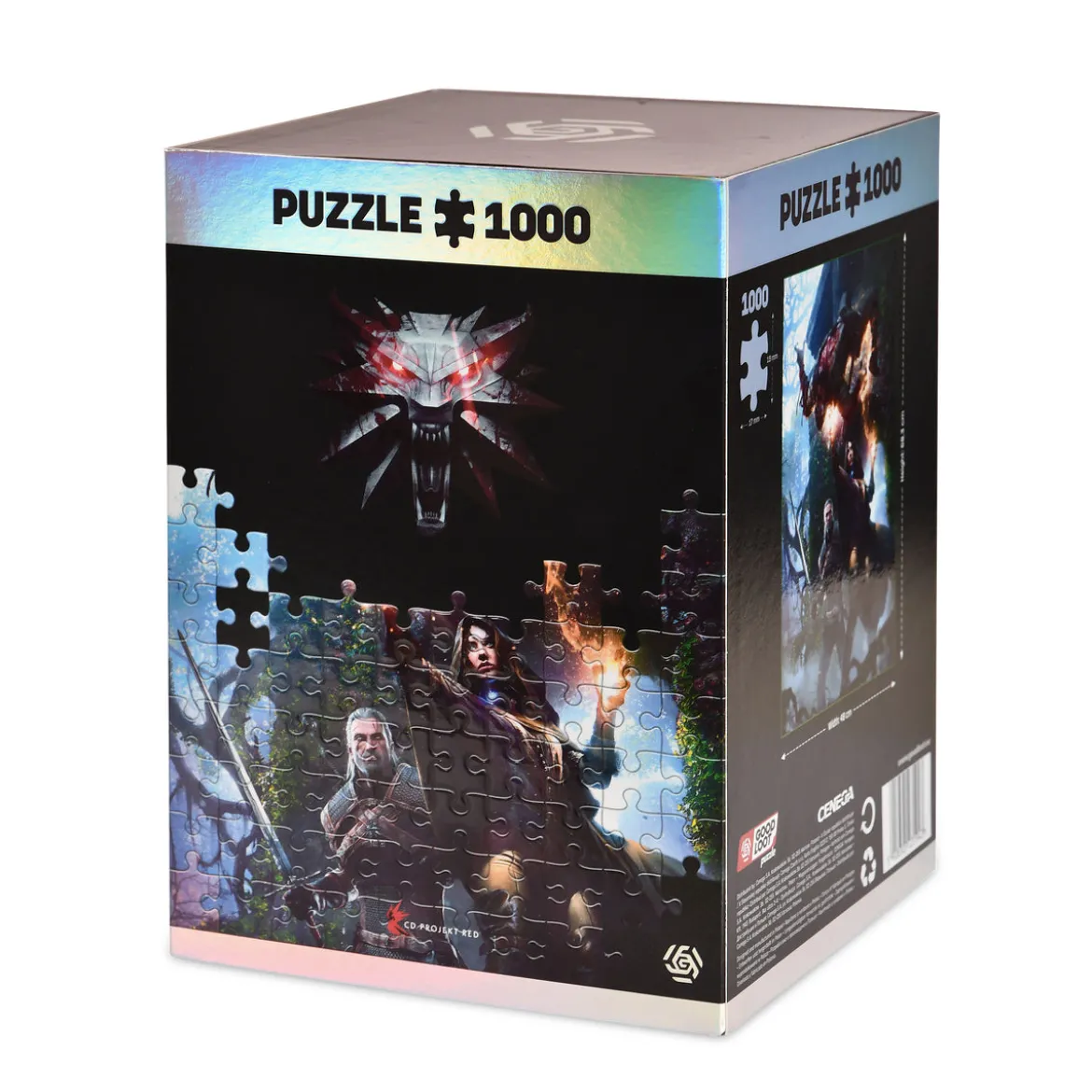 Witcher - Yennefer Puzzle mit Logo Stoffbeutel