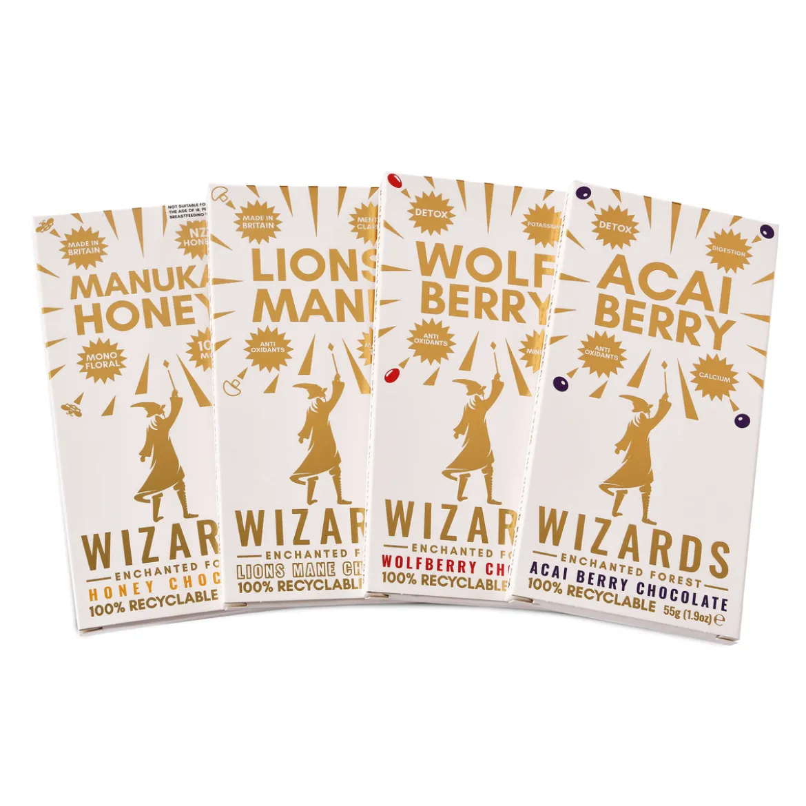 Wizards Magic - Enchanted Forest Selection Schokolade 4 Tafeln