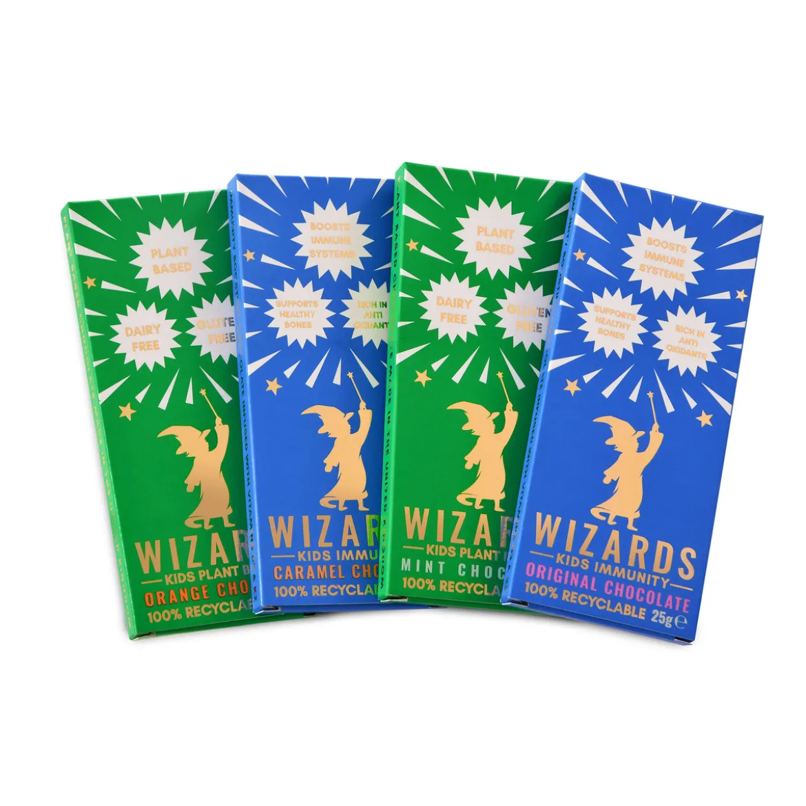 Wizards Magic - Kids Selection Schokolade 4 Tafeln