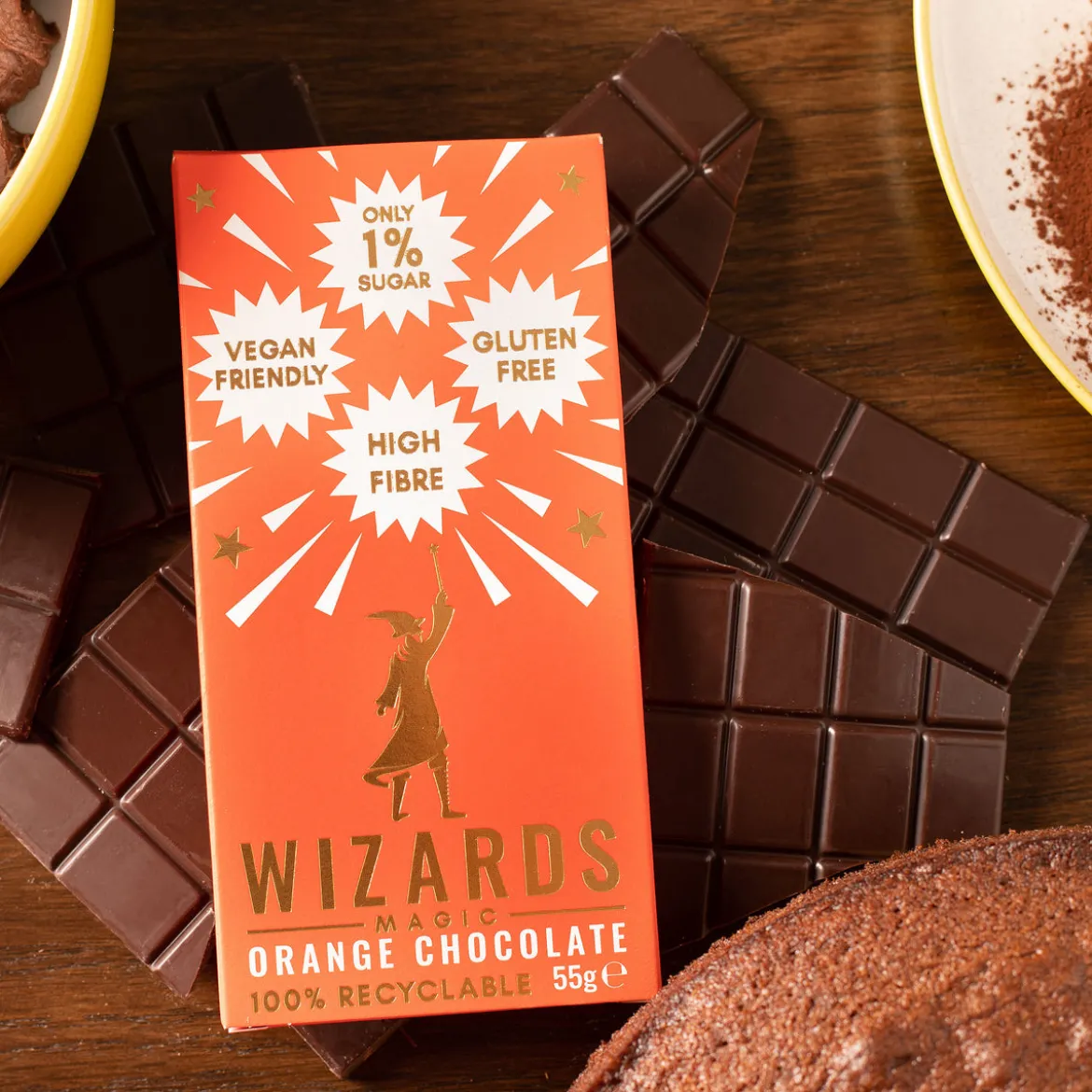 Wizards Magic - Orangen Schokolade 12 Tafeln