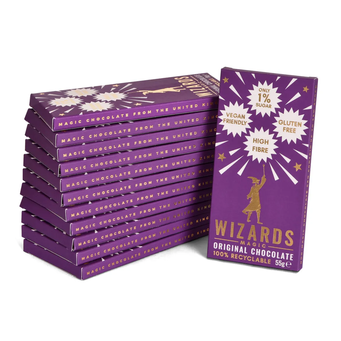 Wizards Magic - Original Schokolade 12 Tafeln