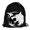 Wolf Emblem Sportbag für Witcher Fans schwarz