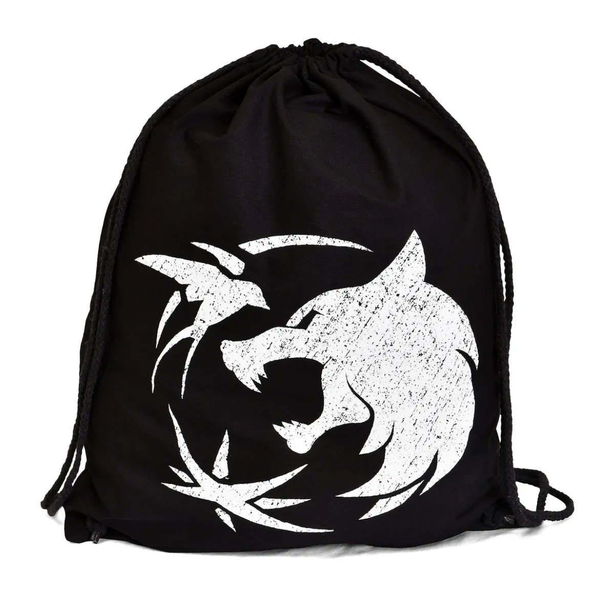 Wolf Emblem Sportbag für Witcher Fans schwarz