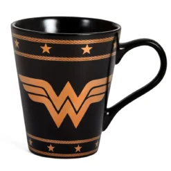 Wonder Woman - Logo Tasse schwarz