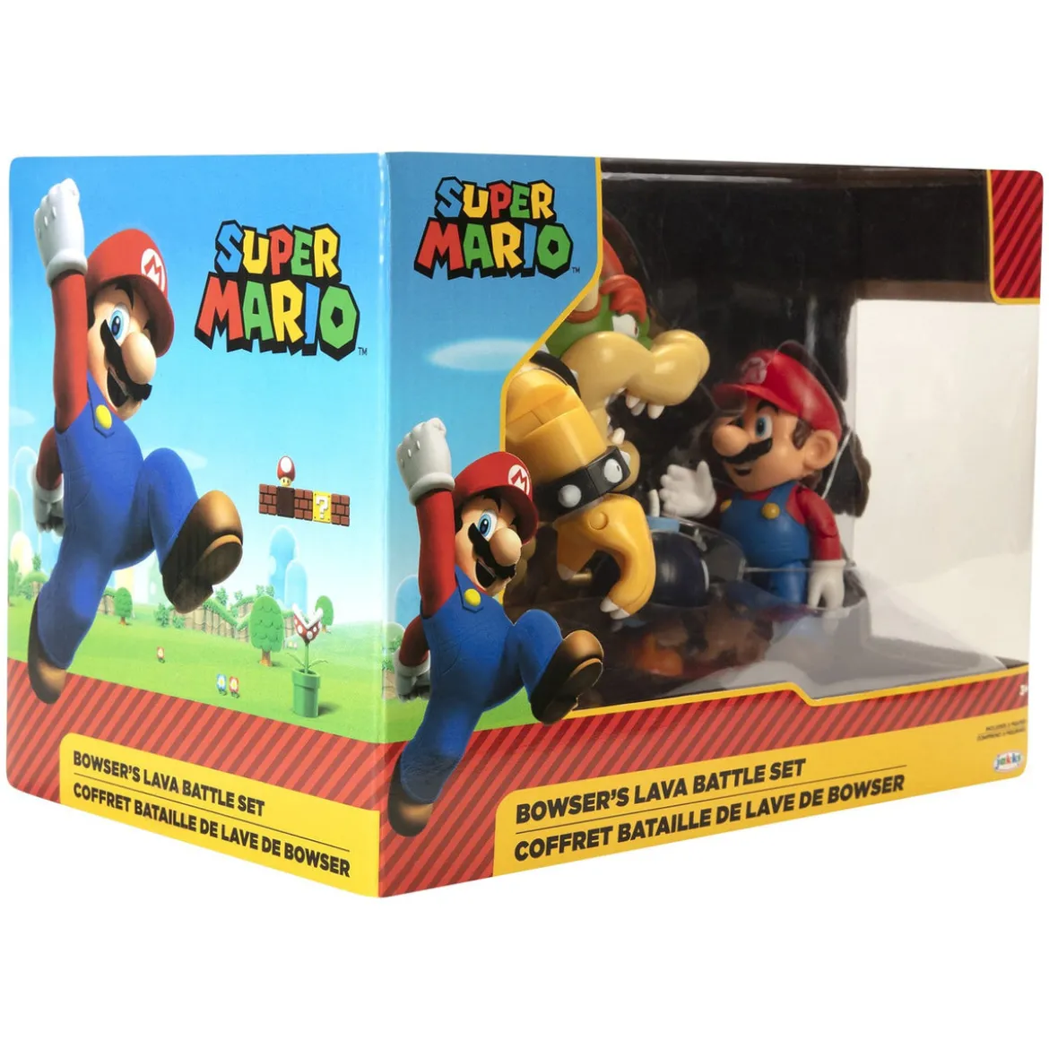 World of Nintendo Actionfiguren 3er-Pack Mario vs. Bowser