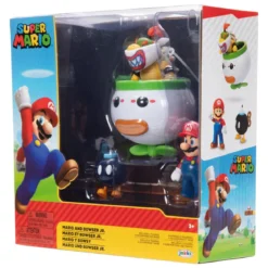 World of Nintendo Minifiguren 2er-Pack Mario and Bowser Jr.