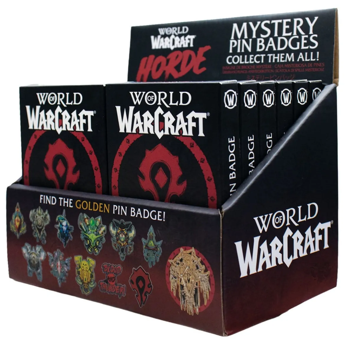 World of Warcraft - Horde Mystery Pin 12er Display